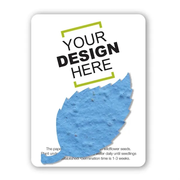 Gift pack features a recycled info card and plantable piece of... from ASI 40646 Bloomin Promotions / Bloomin' Promotions™