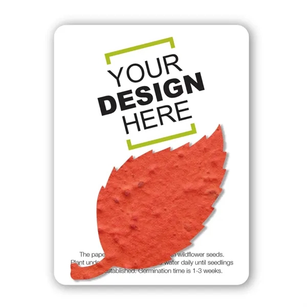 Gift pack features a recycled info card and plantable piece of... from ASI 40646 Bloomin Promotions / Bloomin' Promotions™