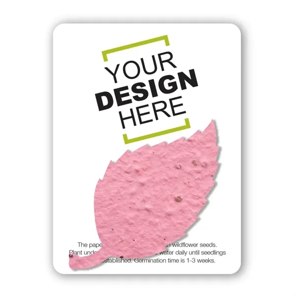 Gift pack features a recycled info card and plantable piece of... from ASI 40646 Bloomin Promotions / Bloomin' Promotions™