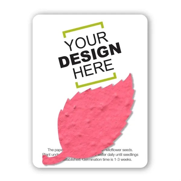 Gift pack features a recycled info card and plantable piece of... from ASI 40646 Bloomin Promotions / Bloomin' Promotions™