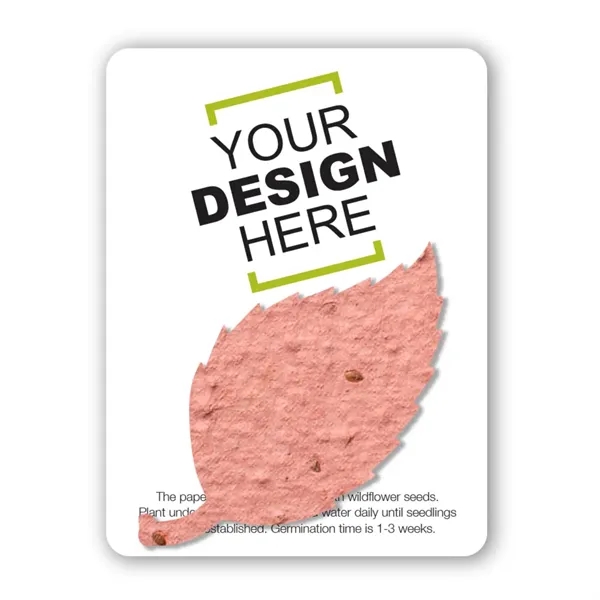 Gift pack features a recycled info card and plantable piece of... from ASI 40646 Bloomin Promotions / Bloomin' Promotions™