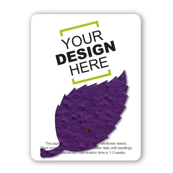 Gift pack features a recycled info card and plantable piece of... from ASI 40646 Bloomin Promotions / Bloomin' Promotions™