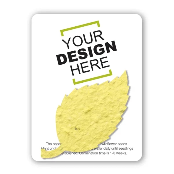 Gift pack features a recycled info card and plantable piece of... from ASI 40646 Bloomin Promotions / Bloomin' Promotions™