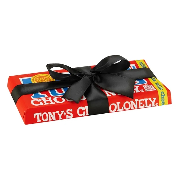 Large Chocolate Bar with Custom Ribbon... from ASI 71685 Midnite Snax®