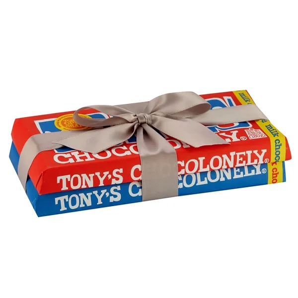 Large Chocolate Bar 2 Pack with Custom Ribbon... from ASI 71685 Midnite Snax®