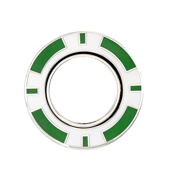 1.57" zinc alloy poker chip with detachable golf ball marker.... from ASI 52263 EMT