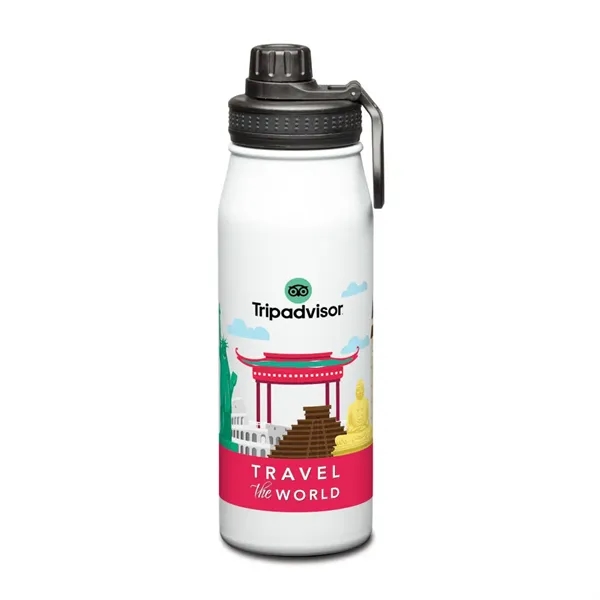 This 27oz double wall vacuum insulated water bottle is durable and... from ASI 84592 St Regis Group