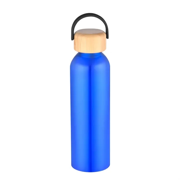 24 oz. Recycled Aluminium Bottle w/ Bamboo Lid & Carry Hanle... from ASI 79535 Primetime / Primetime