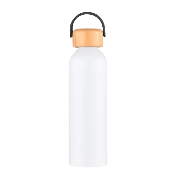 24 oz. Recycled Aluminium Bottle w/ Bamboo Lid & Carry Hanle... from ASI 79535 Primetime / Primetime