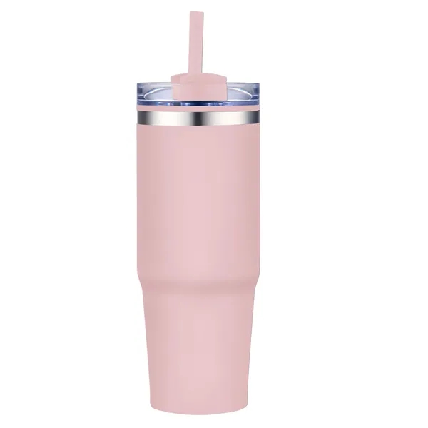 30 Oz Double Wall Tumbler, with stainless steel outer wall and... from ASI 79535 Primetime / Primetime