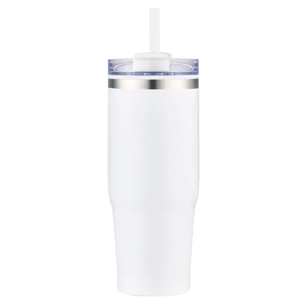 30 Oz Double Wall Tumbler, with stainless steel outer wall and... from ASI 79535 Primetime / Primetime