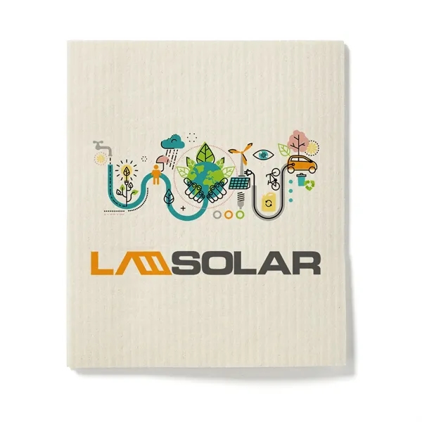 7" x 8" dishcloth, made of part natural fibers and part... from ASI 63549 Jornik Manufacturing Corp