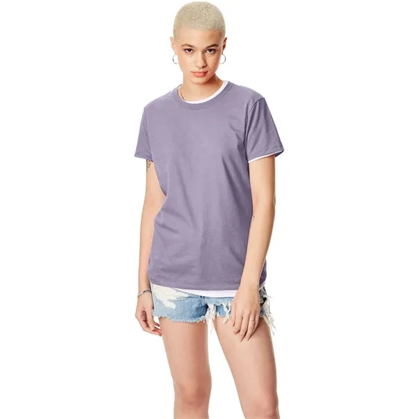 Women's contoured, side-seamed T-shirt made of preshrunk cotton in several available... from ASI 34063 alphabroder