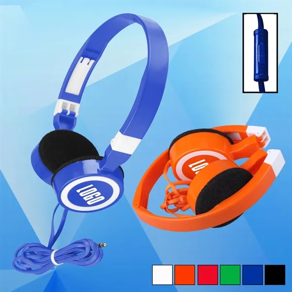 Headset with microphone, 3.5mm TRRS jack... from ASI 74585 Nu Promo International / Nu Promo Line