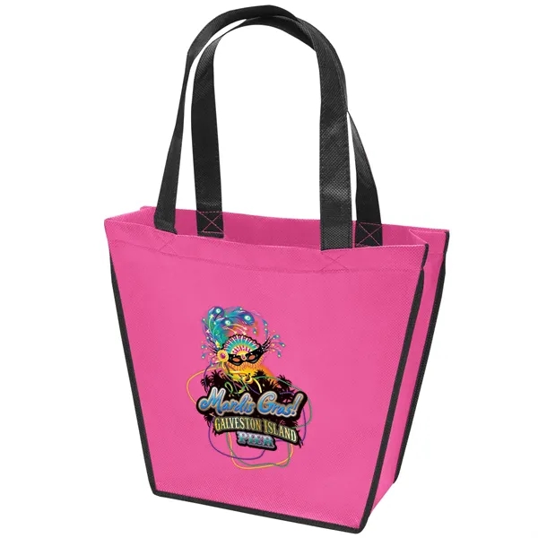 Non-Woven Polypropylene Tote with unique reverse trapezoid shape.... from ASI 37940 Bag Makers Inc