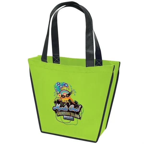 Non-Woven Polypropylene Tote with unique reverse trapezoid shape.... from ASI 37940 Bag Makers Inc