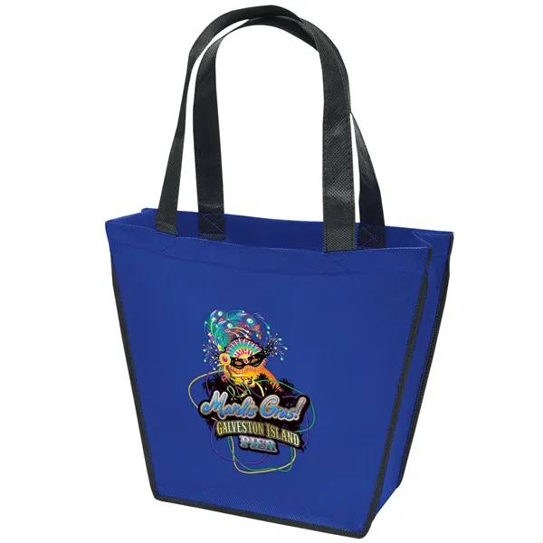 Non-Woven Polypropylene Tote with unique reverse trapezoid shape.... from ASI 37940 Bag Makers Inc