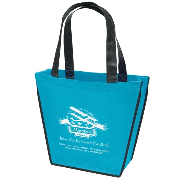 Non-Woven Polypropylene Tote with unique reverse trapezoid shape.... from ASI 37940 Bag Makers Inc