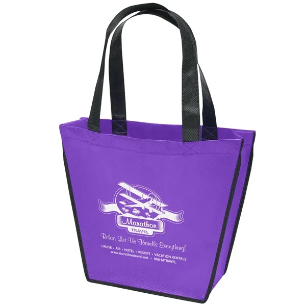 Non-Woven Polypropylene Tote with unique reverse trapezoid shape.... from ASI 37940 Bag Makers Inc