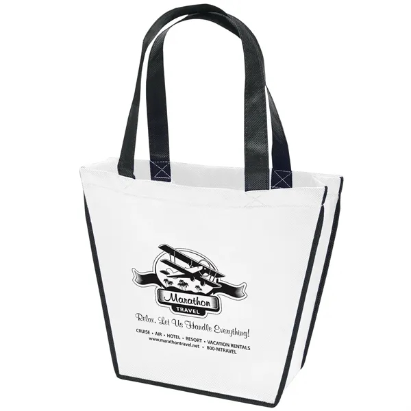 Non-Woven Polypropylene Tote with unique reverse trapezoid shape.... from ASI 37940 Bag Makers Inc