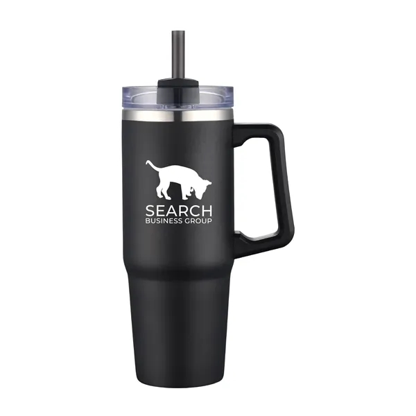 30oz Stainless Steel Travel Mug with Straw... from ASI 90859 Tempo Industries Inc / Tempo Tempoline