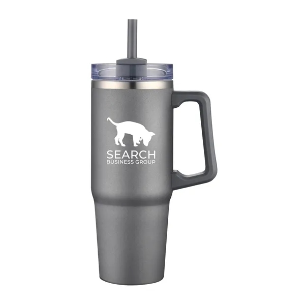 30oz Stainless Steel Travel Mug with Straw... from ASI 90859 Tempo Industries Inc / Tempo Tempoline