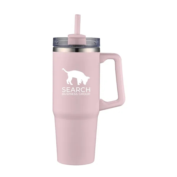 30oz Stainless Steel Travel Mug with Straw... from ASI 90859 Tempo Industries Inc / Tempo Tempoline