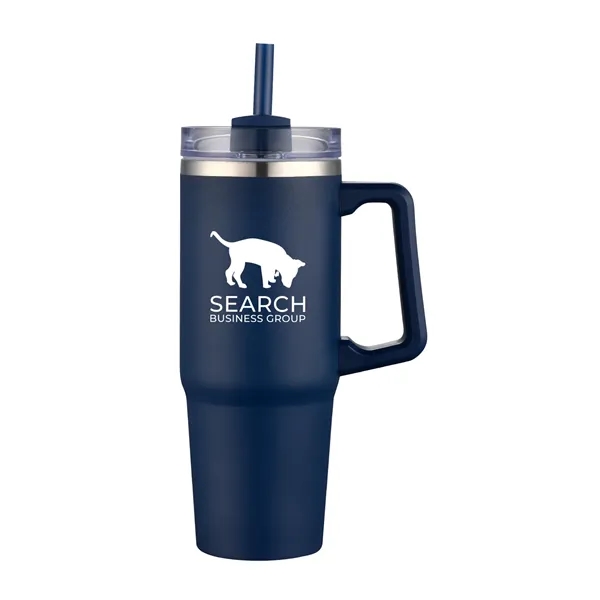 30oz Stainless Steel Travel Mug with Straw... from ASI 90859 Tempo Industries Inc / Tempo Tempoline