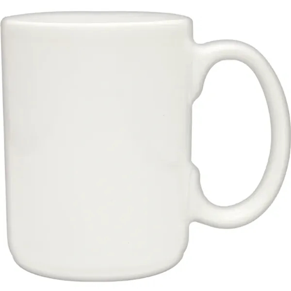 15 oz. ceramic mug with customization.... from ASI 71920 Moderne Glass Company Inc / Glass America®