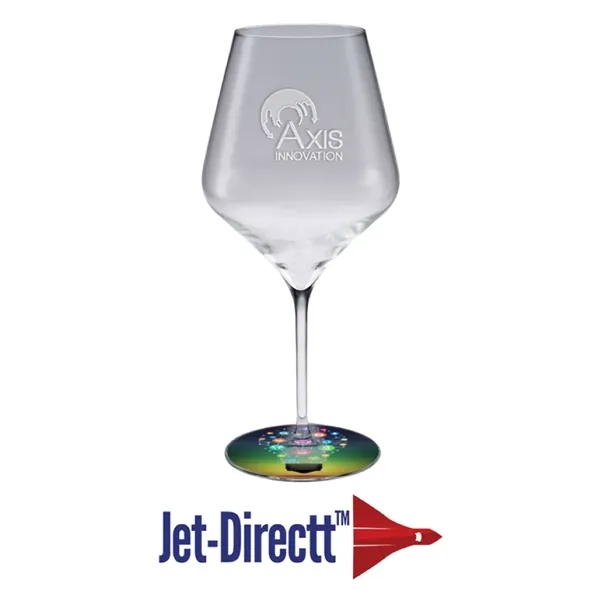24 oz. red wine glass with deep etching.... from ASI 71920 Moderne Glass Company Inc / Glass America®