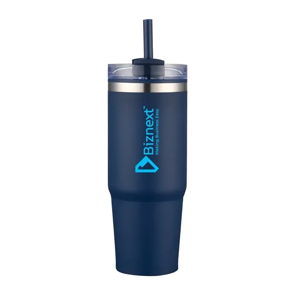 30oz Stainless Steel Travel Tumbler with Straw... from ASI 90859 Tempo Industries Inc / Tempo Tempoline