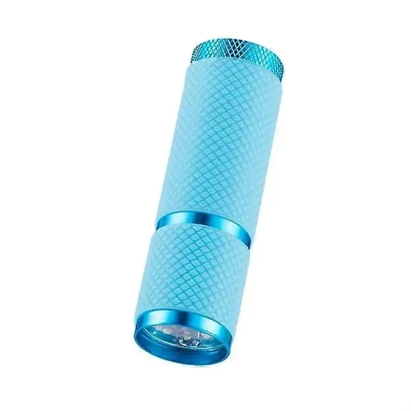 Aluminum alloy mini portable 9 LED flashlight with laser engraving on... from ASI 37218 Athena Promo (tm)