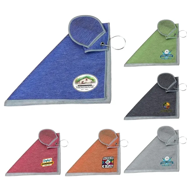 RPET Heather Golf Towel... from ASI 30208 A P Specialties / AP Specialties