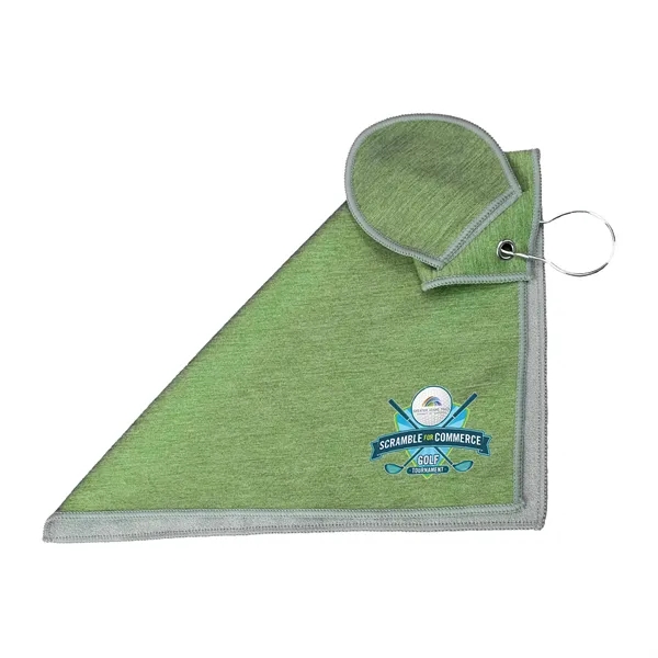 RPET Heather Golf Towel... from ASI 30208 A P Specialties / AP Specialties