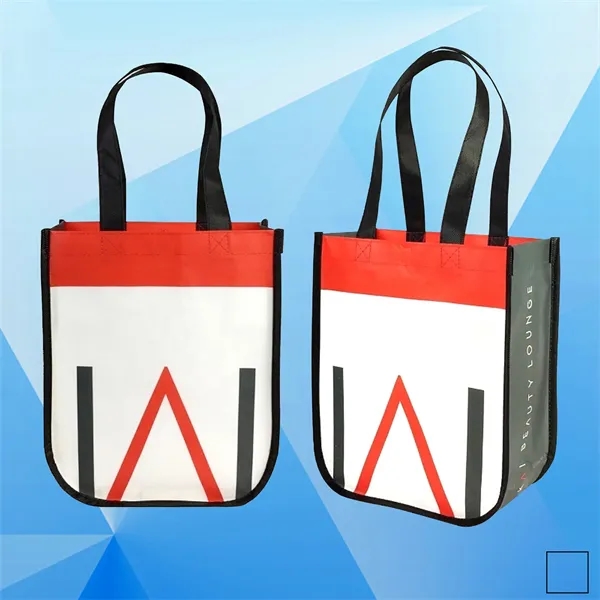 Laminated Tote Bag 105 GSM, Size 9 1/16" W x 12"... from ASI 74585 Nu Promo International / Nu Promo Line