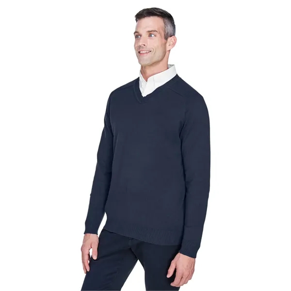 Devon & Jones men's V-neck sweater made from 100% airspun cotton.... from ASI 34063 alphabroder