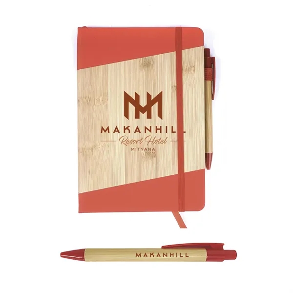 Notebook Set with Bamboo pen... from ASI 31517 Admart Products / Admart Line