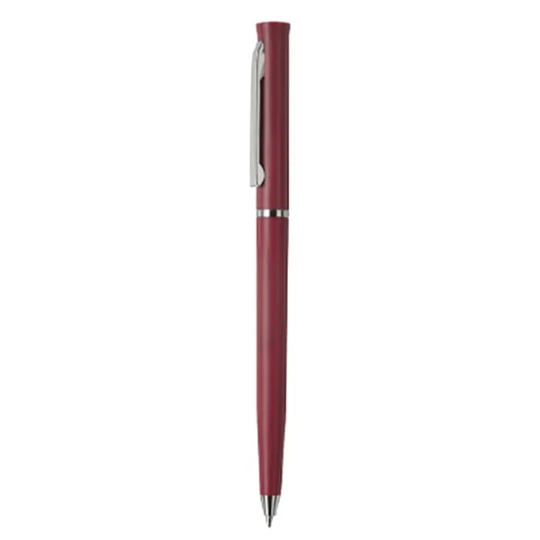 Ultra slim, twist action plastic ballpoint pen with solid opaque color.... from ASI 31517 Admart Products / Admart Line