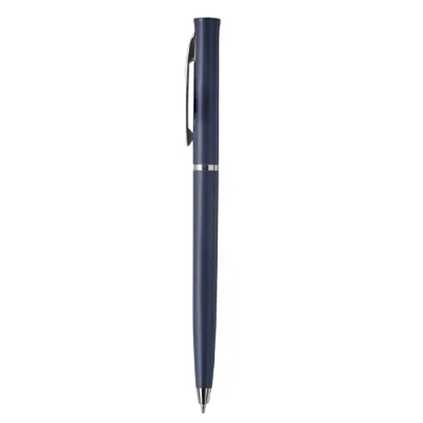 Ultra slim, twist action plastic ballpoint pen with solid opaque color.... from ASI 31517 Admart Products / Admart Line
