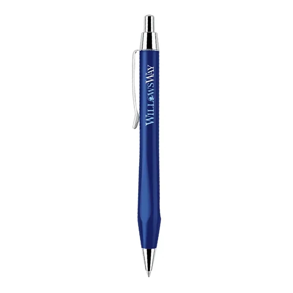 Stylish click action ballpoint pen with triangular grip.... from ASI 31517 Admart Products / Admart Line