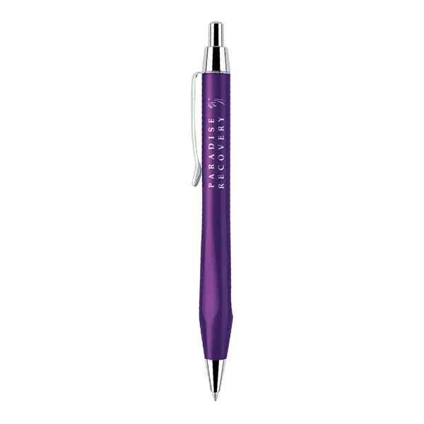 Stylish click action ballpoint pen with triangular grip.... from ASI 31517 Admart Products / Admart Line