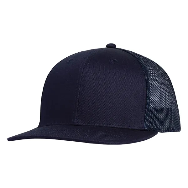 Deluxe Solid Trucker Cap having many features. Profile: High profile.... from ASI 80129 Quake City Caps