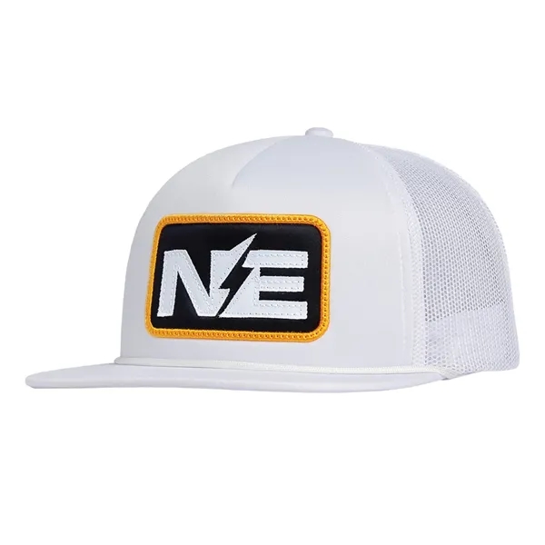 High profile, structured deluxe foam front trucker cap.... from ASI 80129 Quake City Caps