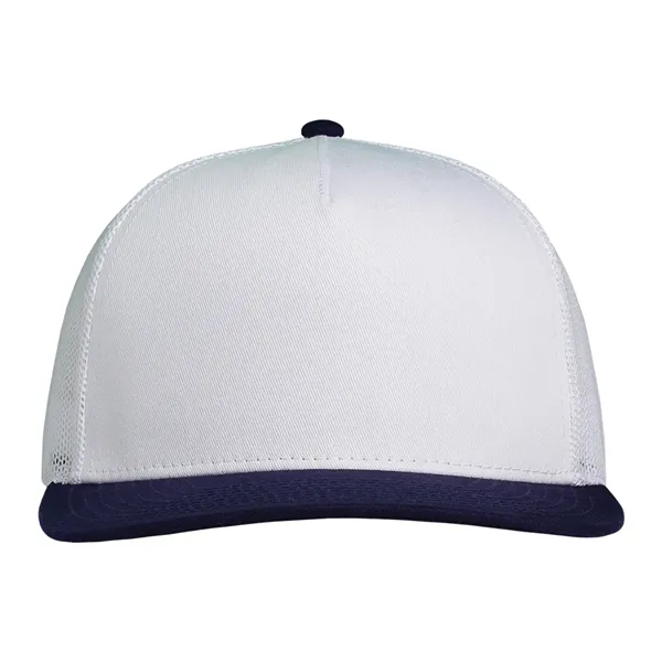 Deluxe Two-Tone Trucker Cap having many features. Profile: High profile.... from ASI 80129 Quake City Caps