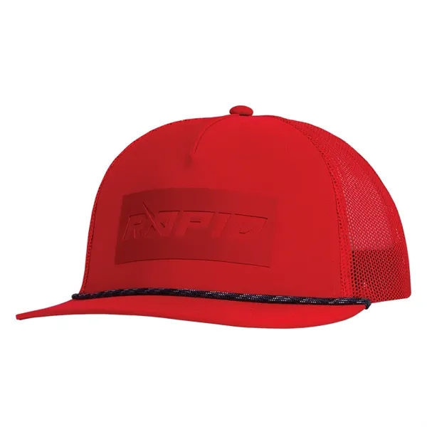 Deluxe Sport Trucker Cap with Rope have many features.... from ASI 80129 Quake City Caps