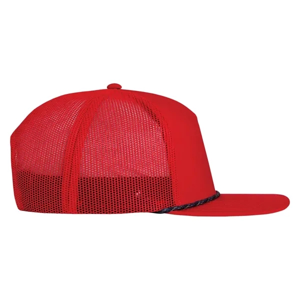 Deluxe Sport Trucker Cap with Rope have many features.... from ASI 80129 Quake City Caps