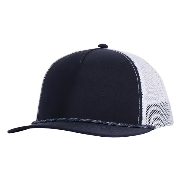 Deluxe Sport Trucker Cap with Rope have many features.... from ASI 80129 Quake City Caps