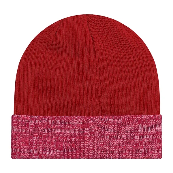 Marled Cuff Beanie having many features. Fabrication: Regular gauge knit. Fabric... from ASI 80129 Quake City Caps