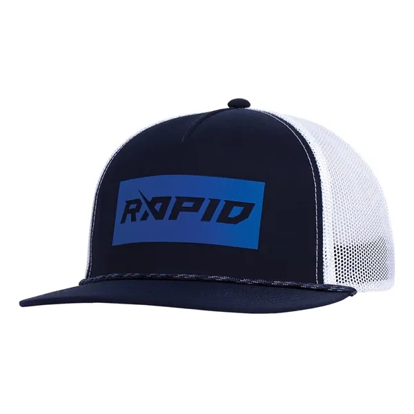 Deluxe Sport Trucker Cap with Rope have many features.... from ASI 80129 Quake City Caps