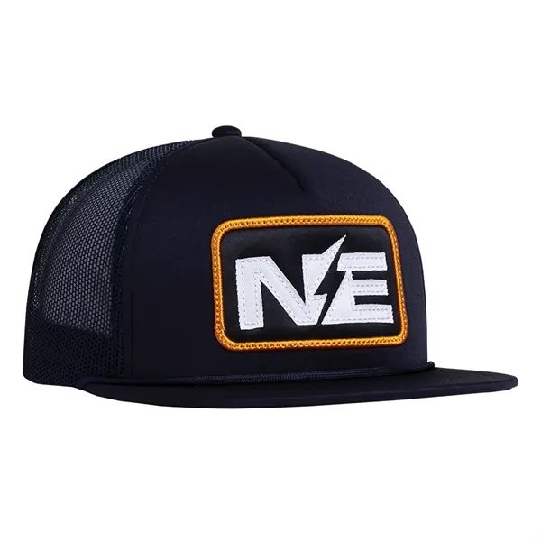 High profile, structured deluxe foam front trucker cap.... from ASI 80129 Quake City Caps